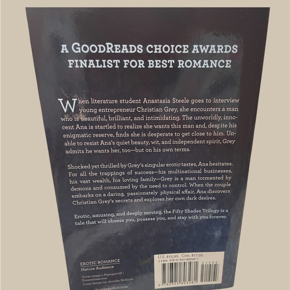 Fifty Shades of Grey by E L James- Paperback #1 New York Times Bestseller - Picture 2 of 2